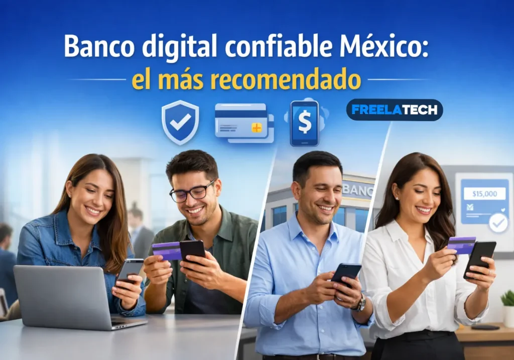 Banco digital confiable México: el más recomendado - Freela Tech