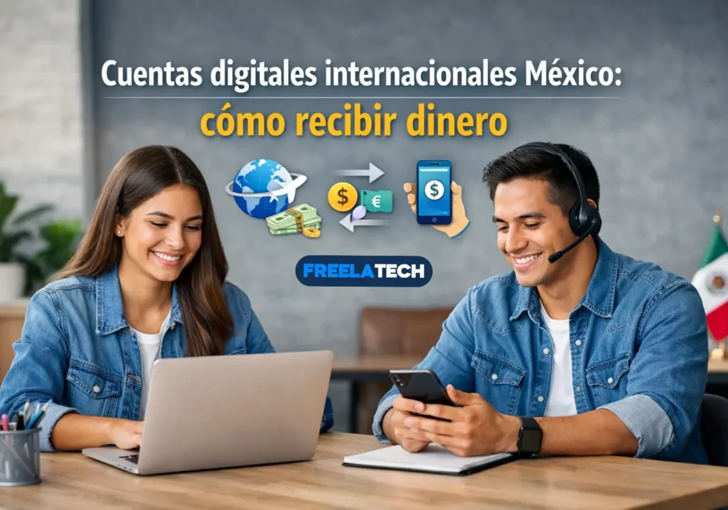 Cuentas digitales internacionales México: cómo recibir dinero - Freela Tech