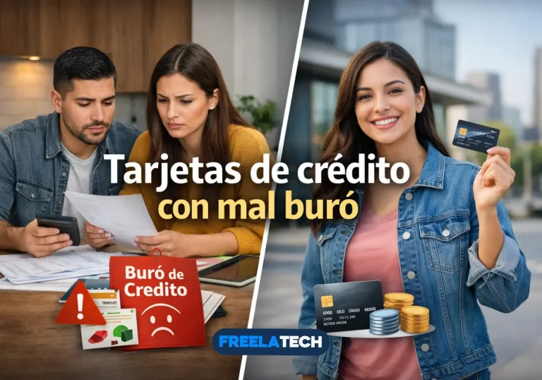 Tarjetas de crédito con mal buró: opciones reales para 2026 - Freela Tech