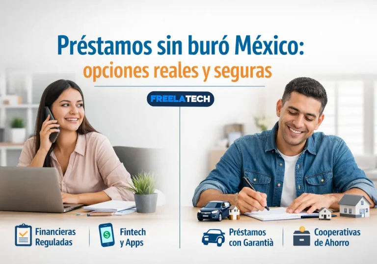 Préstamos sin buró México: opciones reales y seguras - Freela Tech