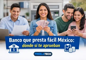 Banco que presta fácil en México: dónde sí te aprueban - Freela Tech