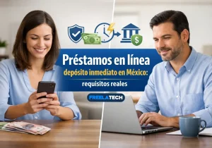 Préstamos en línea depósito inmediato en México: requisitos reales - Freela Tech