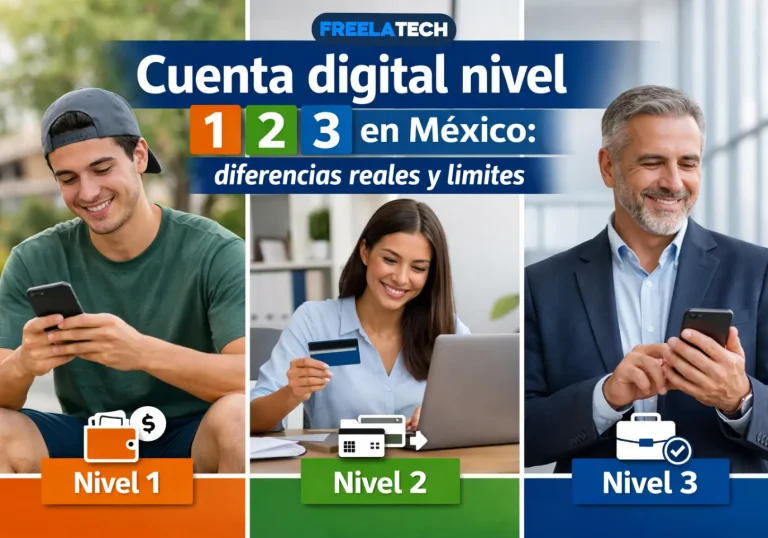 Cuenta digital nivel 1 2 3 en México: diferencias reales y límites - Freela Tech