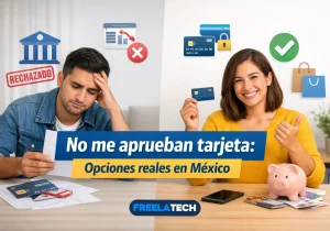 No me aprueban tarjeta: opciones reales en México - Freela Tech