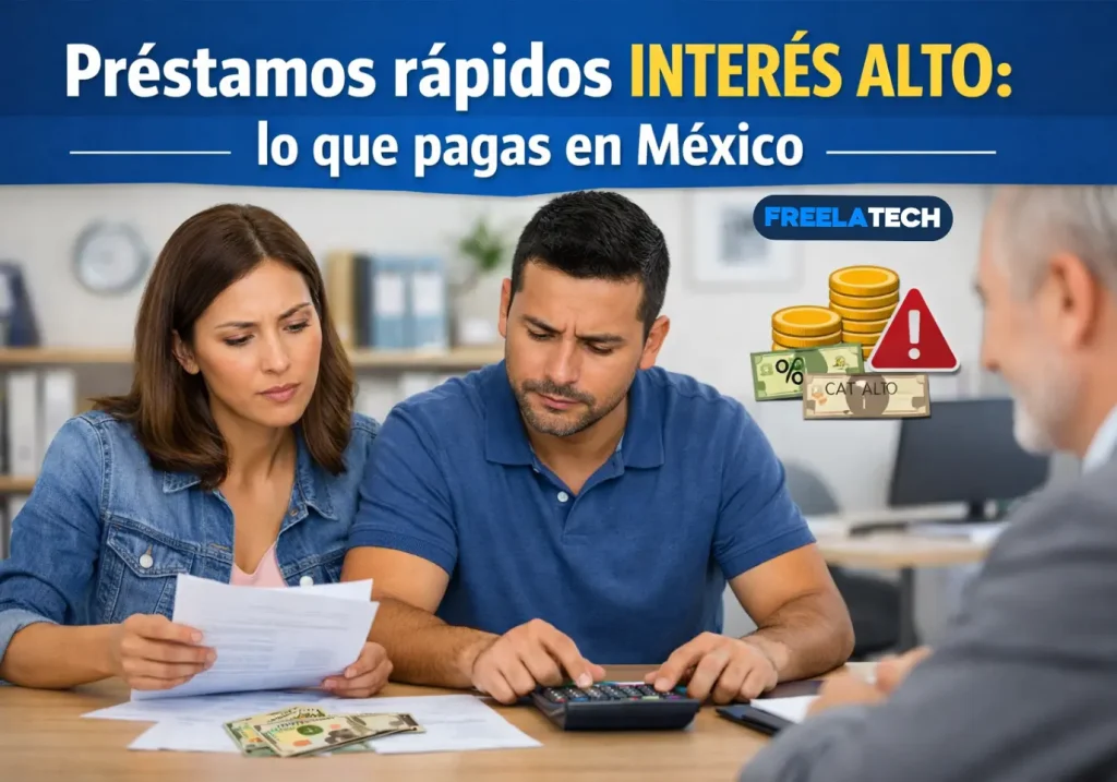 Préstamos rápidos interés alto: lo que pagas en México - Freela Tech