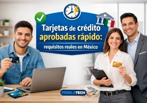 Tarjetas de crédito aprobadas rápido: requisitos reales en México - Freela Tech