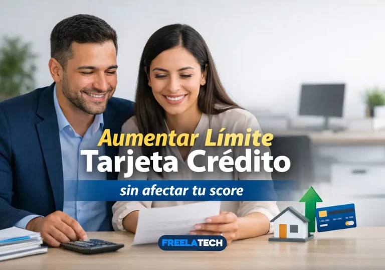 Aumentar límite tarjeta crédito sin afectar tu score - Freela Tech