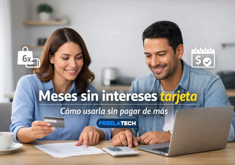 Meses sin intereses tarjeta: cómo usarla sin pagar de más - Freela Tech
