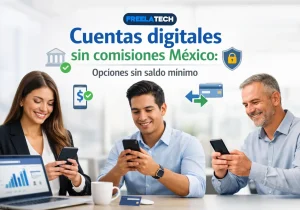 Cuentas digitales sin comisiones México: opciones sin saldo - Freela Tech