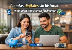 Cuentas digitales sin historial: cómo abrir una cuenta fácilmente - Freela Tech