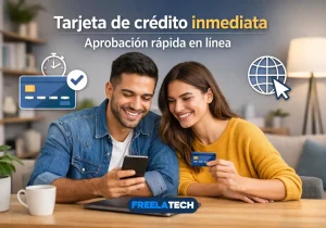 Tarjeta de crédito inmediata: aprobación rápida en línea - Freela Tech