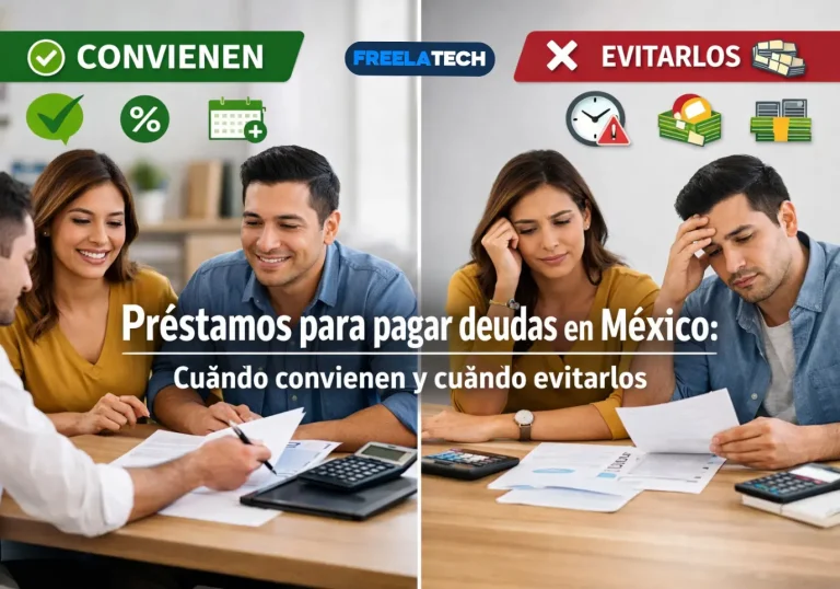 Préstamos para pagar deudas en México: cuándo convienen - Freela Tech