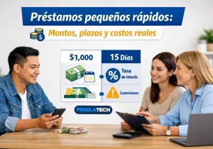 Préstamos pequeños rápidos: montos, plazos y costos reales - Freela Tech