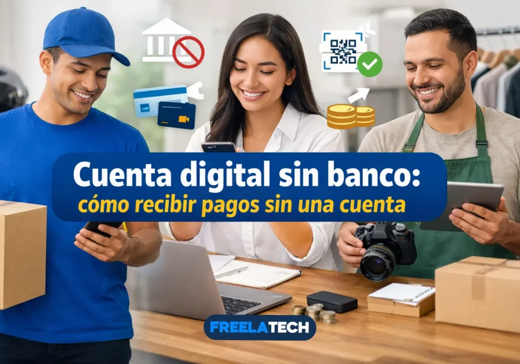 Cuenta digital sin banco: cómo recibir pagos sin una cuenta - Freela Tech