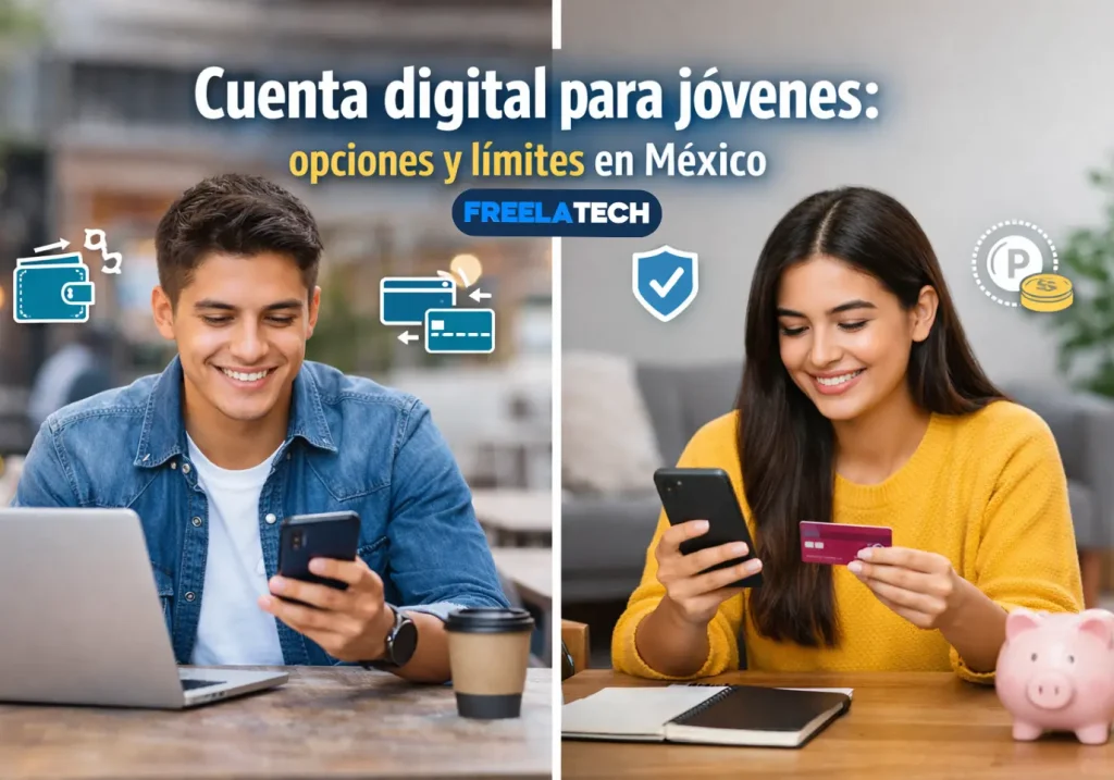 Cuenta digital para jóvenes: opciones y límites en México - Freela Tech