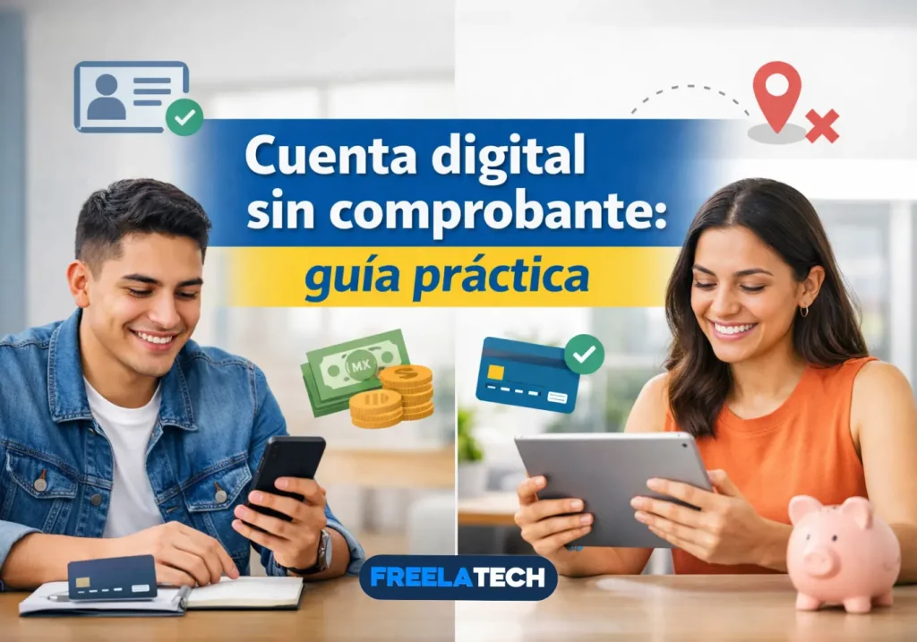 Cuenta digital sin comprobante: guía práctica - Freela Tech