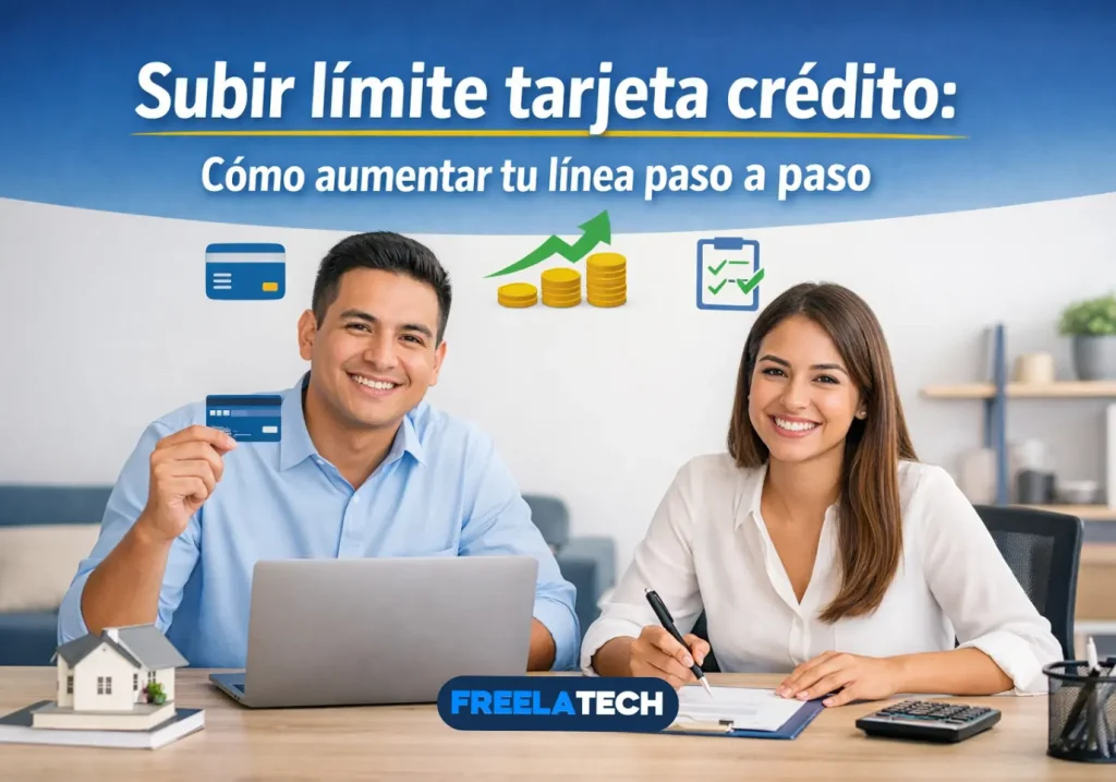 Subir límite tarjeta crédito: cómo aumentar tu línea paso a paso - Freela Tech