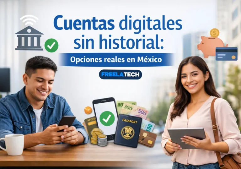 Cuentas digitales sin historial: opciones reales en México - Freela Tech