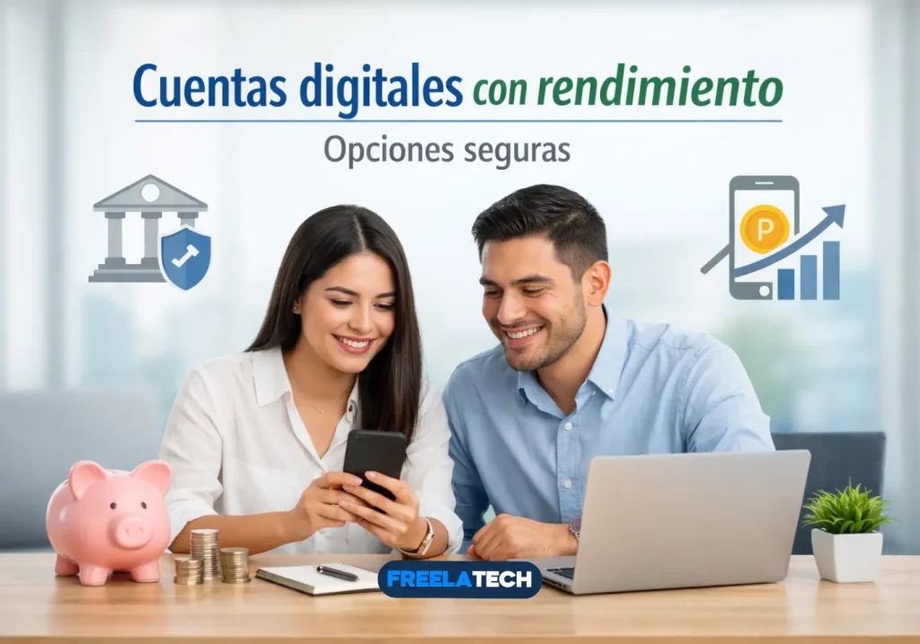 Cuentas digitales con rendimiento: opciones seguras - Freela Tech