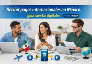 Recibir pagos internacionales en México: guía cuentas digitales - Freela Tech